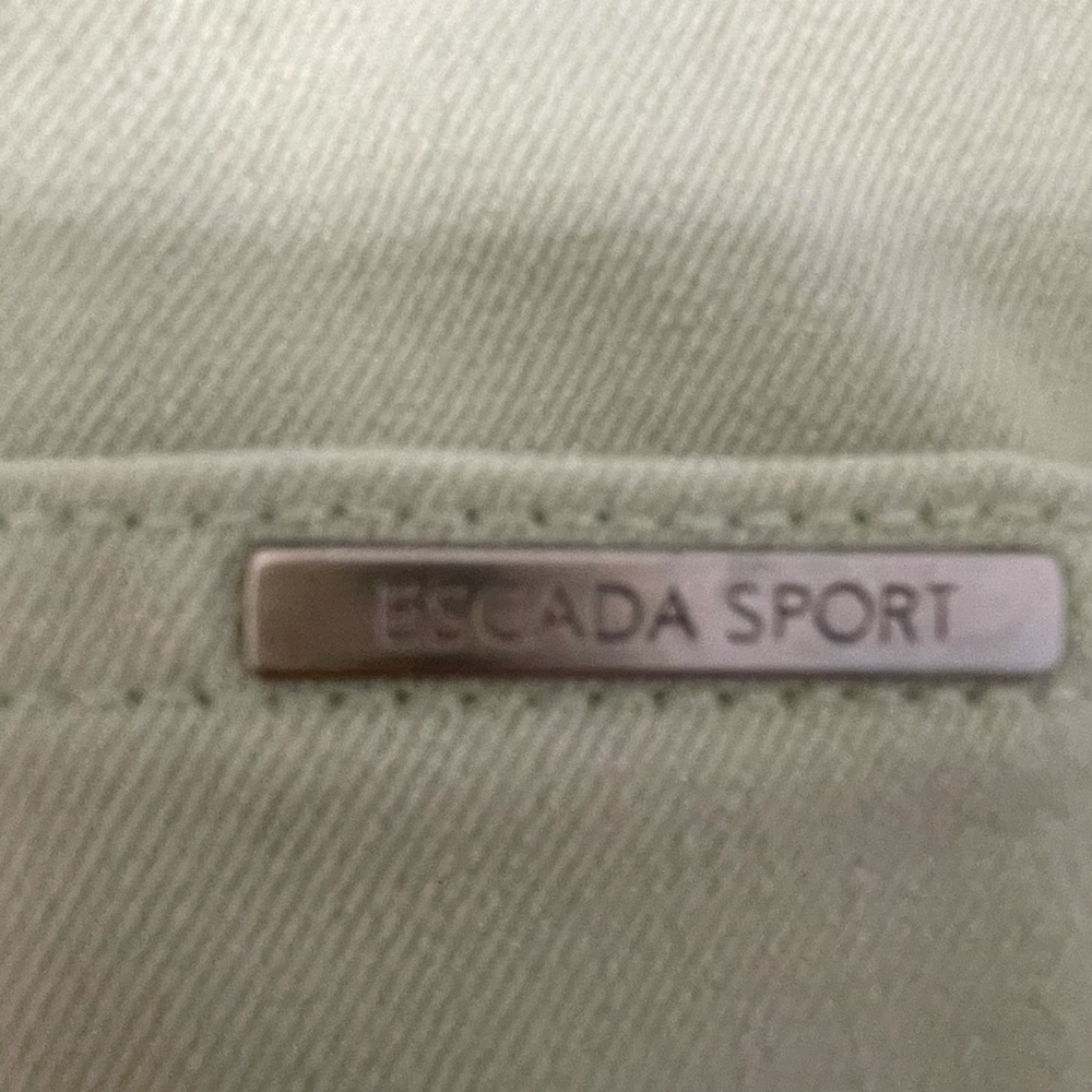 Escada Sport Button Down Shirt & Jeans Sz 38 US 8 - Picture 11 of 14